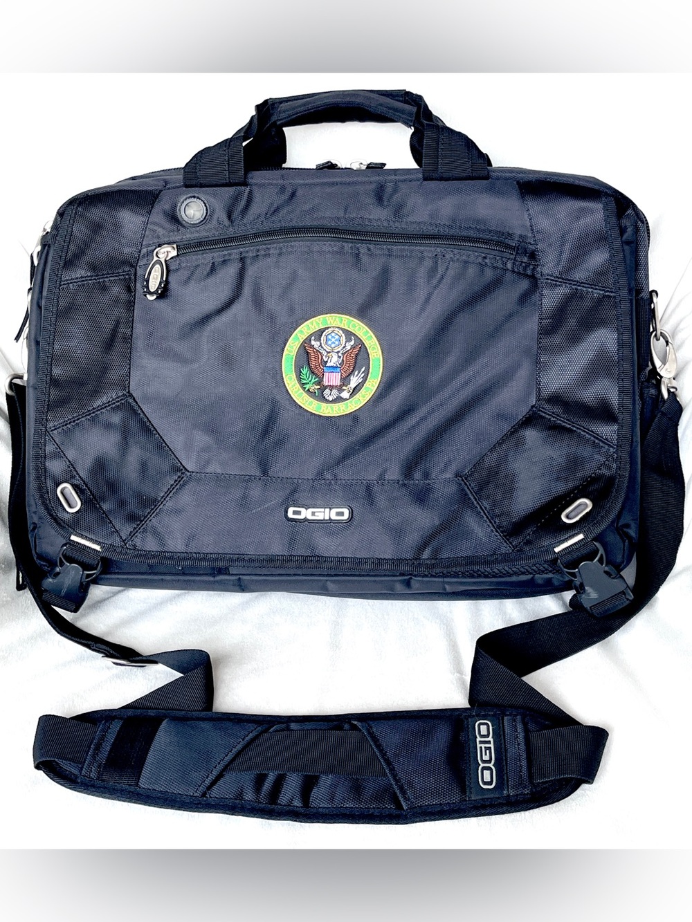 OGIO City Corp US Army War College Laptop Messenger Bag Crossbody Black